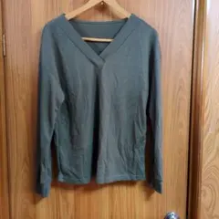 SHEIN Vネック長袖トップス M