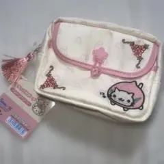 にゃんこいんこ フラップ付ミニポーチ サンエックスのサムネイル
