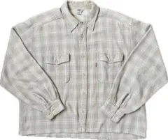 【古着】90s 00s LEVI’S ヘビーネルシャツ チェックシャツ L
