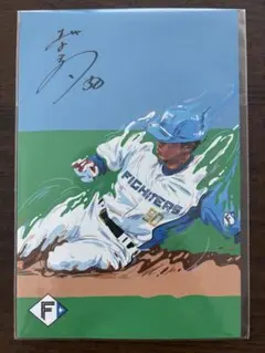 北海道日本ハムファイターズ　ポストカード　五十幡亮汰選手のサムネイル