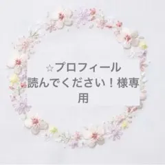 ⭐︎プロフィール読んでください！様専用