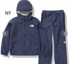【訳あり】THE NORTH FACE  ネイビー　レインウェア　上下セット