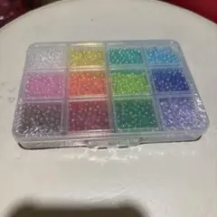 光沢ビーズ 12色セット