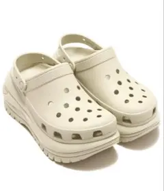【美品】厚底crocsサンダル