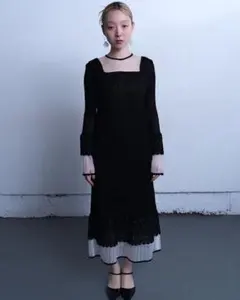 MARNO Chloe knit tops マーノ クロエニット ブラック - メルカリ