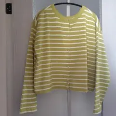 オリーブデオリーブ ストライプ カーディガン