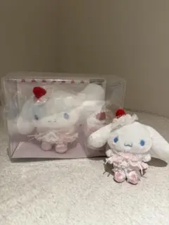 新品 2025サンリオ シナモロール ぬいぐるみ&マスコットいちごホイップケーキ