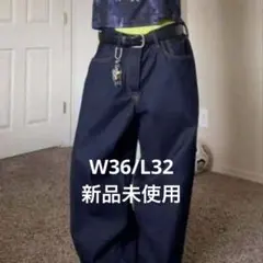 GAP ギャップ36/32スーパーバギーデニムパンツ　ダークリンス　大人気完売品