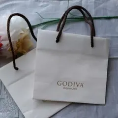 ゴディバ（GODIVA)　紙袋   ショップ袋　ショッピングバッグ　小2枚
