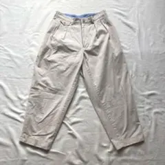 ビームスプラス　チノパン　ベージュ　ストレッチ　日本製　S 美品　アメカジ　定番