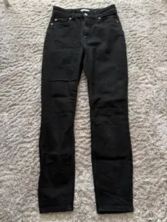 H&M ブラックデニムパンツ EUR 36