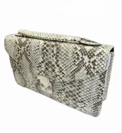 ⭐︎白パイソン型押し　ミニセカンドバッグ⭐︎