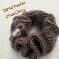 hand made シュシュ☆ブラウン