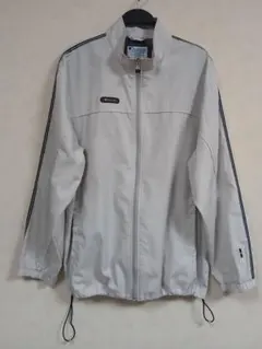 90s Champion ヴィンテージ ジップアップジャケットライトグレー L