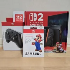 【保証書】Nintendo Switch2 マリカ版+microSD+プロコン2