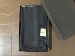 黒色ショール　黒レース付きショール　まほらま　【B】