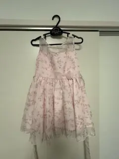 キッズ フォーマルドレス ピンク 花柄