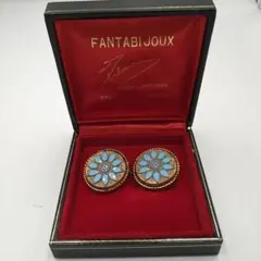 希少 FANTABIJOUX フラワーモチーフ ブローチ 2点 セット