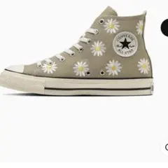 コンバース　オールスター　デイジーフラワー ハイカット　ベージュ