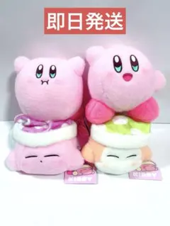 新品 星のカービィ 羊毛フェルト風ぬいぐるみ2 カービィ ワドルディ 4点