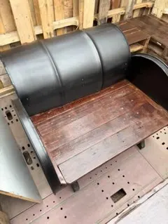 ドラム缶テーブル 椅子セット インダストリアル 麻布十番で受取りのみ