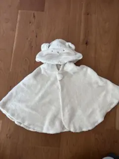 赤ちゃんの城　ベビーポンチョ　コート　防寒