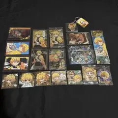 鬼滅の刃 我妻善逸 グッズ まとめ売り カード シール キーホルダー