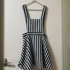 FOREVER 21 ストライプ ノースリーブ ミニワンピース Sサイズ