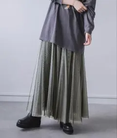 n'OrLABEL チュールスカート ロングスカートのサムネイル