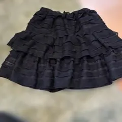 バイラビット　レースフリルスカート　インパン付き　150