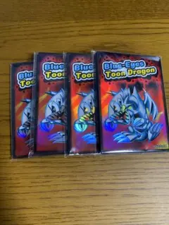 遊戯王 新品未開封 ブルーアイズ・トゥーン・ドラゴン スリーブ 120枚