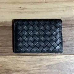 ボッテガ￼ ヴィネッタBOTTEGA VENETAカードケース名刺入れ　皮　黒のサムネイル