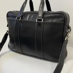 COACH レザー 2WAY 大容量 A4 ブリーフケース ビジネスバッグ