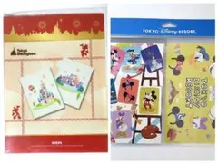 非売品　ディズニーリゾート　ポストカードホルダー　ポストカード2枚　2個セット