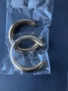 ゴールドフープイヤリング