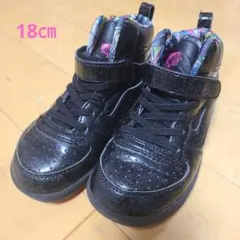 VANS ハイカットスニーカー 18cm　ブラック　ラメ