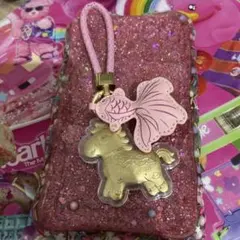 金運アップ馬キーホルダー