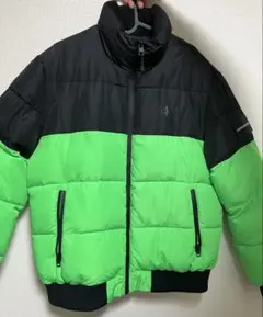 CALVIN KLEIN ダウンジャケット Mサイズ ブラック/グリーン