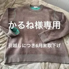 THE SHOP TK 長袖 クルーネック ブラウン Lのサムネイル