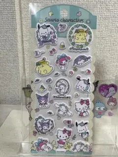 【正規品】サンリオシール ぷっくりシールシール 公式シール シナモン ポチャッコ
