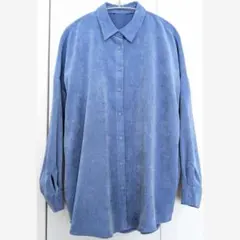 【着画あり】ZARA コーデュロイシャツ L