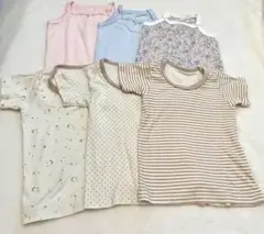 【美品】西松屋　肌着6枚セット　90cm 3枚　95cm3枚