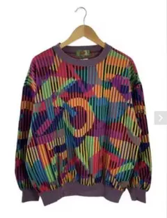 KENZO vintage 総柄 ニットセーター　サイズLのサムネイル