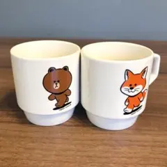 Maison Kitsuné × LINE FRIENDS コラボ マグカップ