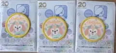 ディズニー　ダッフィー&フレンズ　カラフルハピネス　ワッペン　クッキーアン