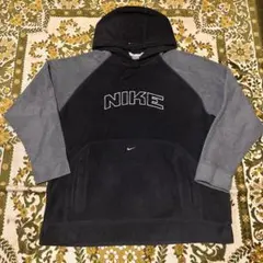 【古着】NIKE フリース パーカー 00's ビックロゴ ストリート モード