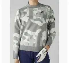 新品♡FILA♡カモフラ*ニット*セーター♡M ゴルフ/スポーツ/テニス