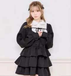 apres jour ドッキングティアードワンピース