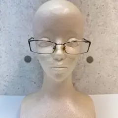 自*転様 Ray Banシルバースクエアフレーム メガネ