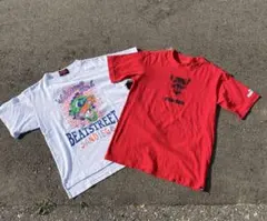 PUMA、USA製ユーズドTシャツ2枚セット y2k swagのサムネイル